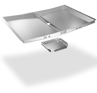 Grease Tray with Catch Pan - Dyna Glo Adjustable between 24" and 30", Mirror