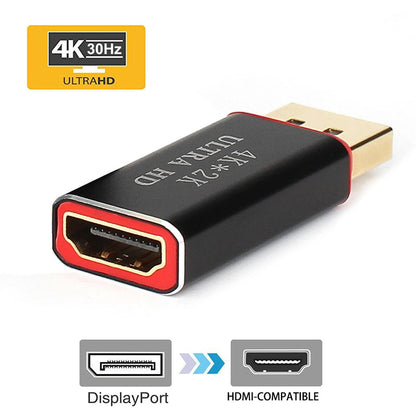 4K*2K 2160P 30Hz Display Port DP To HDMI Adapter/Mini DP To HDMI Cable Converter