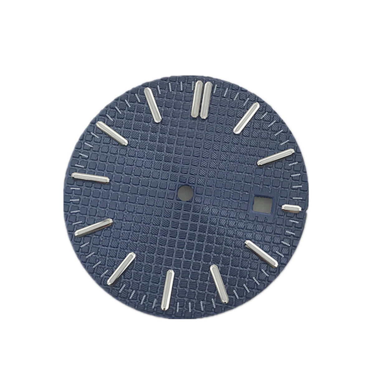 31.7mm Blue Single Date Watch Dial Plate For DG2813 Movement