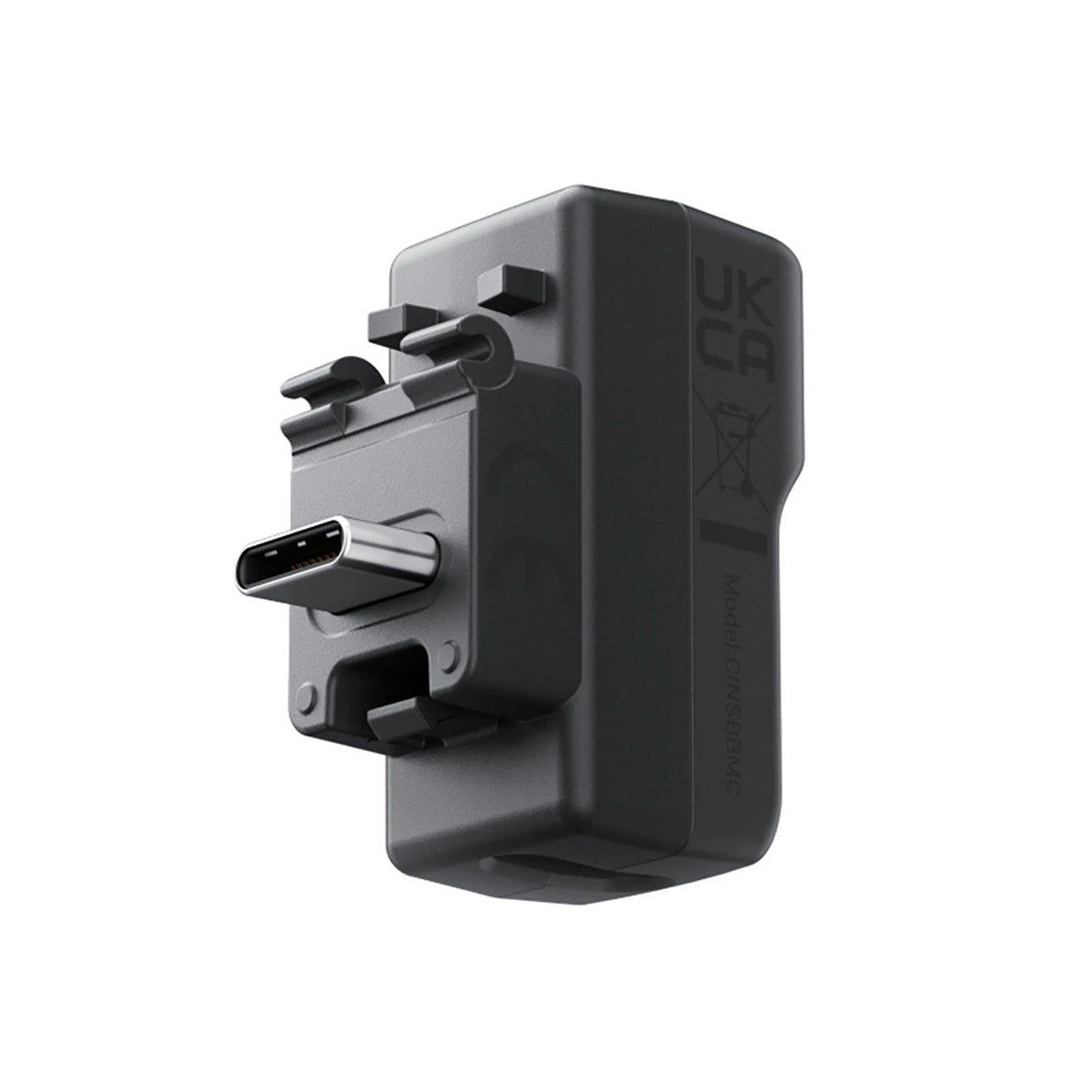 3.5mm/Type-C Mic Adapter Charging Audio Adapter for Insta360 X4 Camera