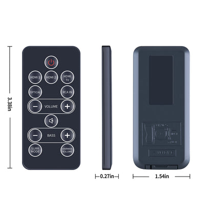 Remote Control For Harman Kardon Advanced Bluetooth Soundbar SB26 SB26AM