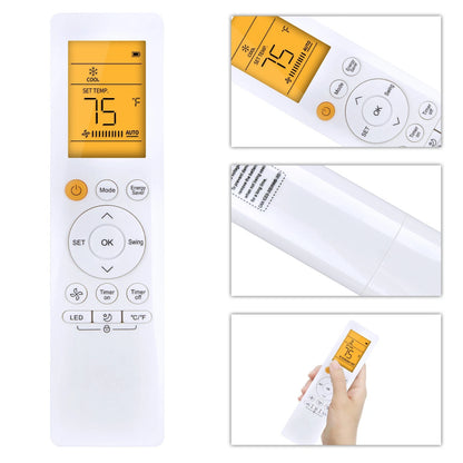 RG10G2(B2)/BGEFU1 Remote Control For Midea Air Conditioner RMW12SQW-B