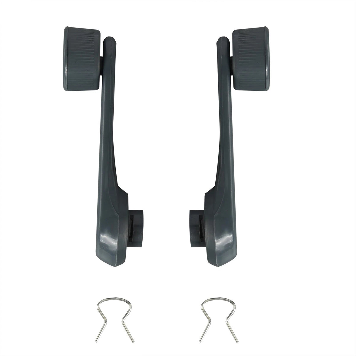 Whkdscvmu Set of 2 Grey Interior Window Crank Handles Compatible with Gray