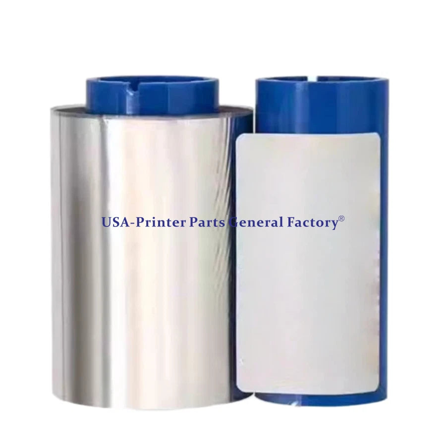 Silver Printer Ribbon Compatible For Zebra P330i P310 Printer Parts