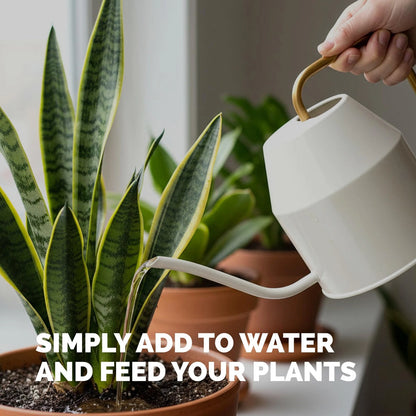 Indoor Plant Food - Liquid Fertilizer for Plants & 8 oz (1/2 Pint)
