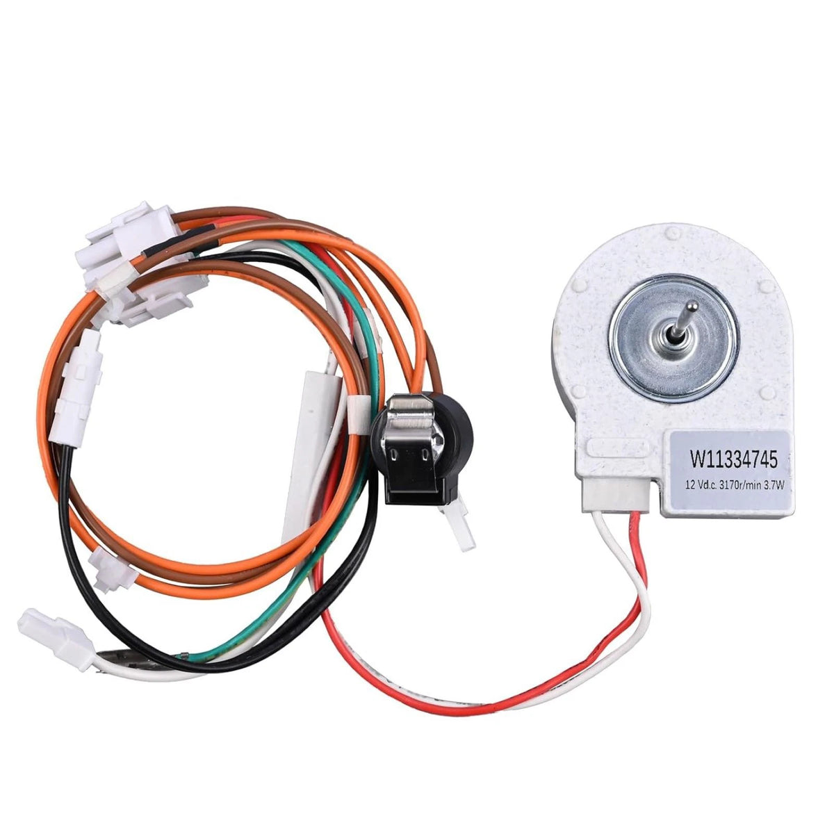 W11334745 OEM Evaporator Fan Motor DC12V Fits Whirlpool/IKEA Refrigerator Parts