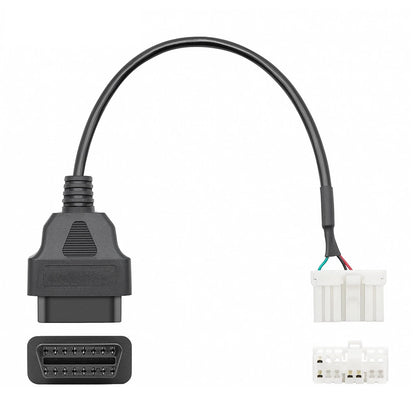 12-Pin Female Connector OBD II Harness Cable Diagnostic Tool For Tesla Model S X