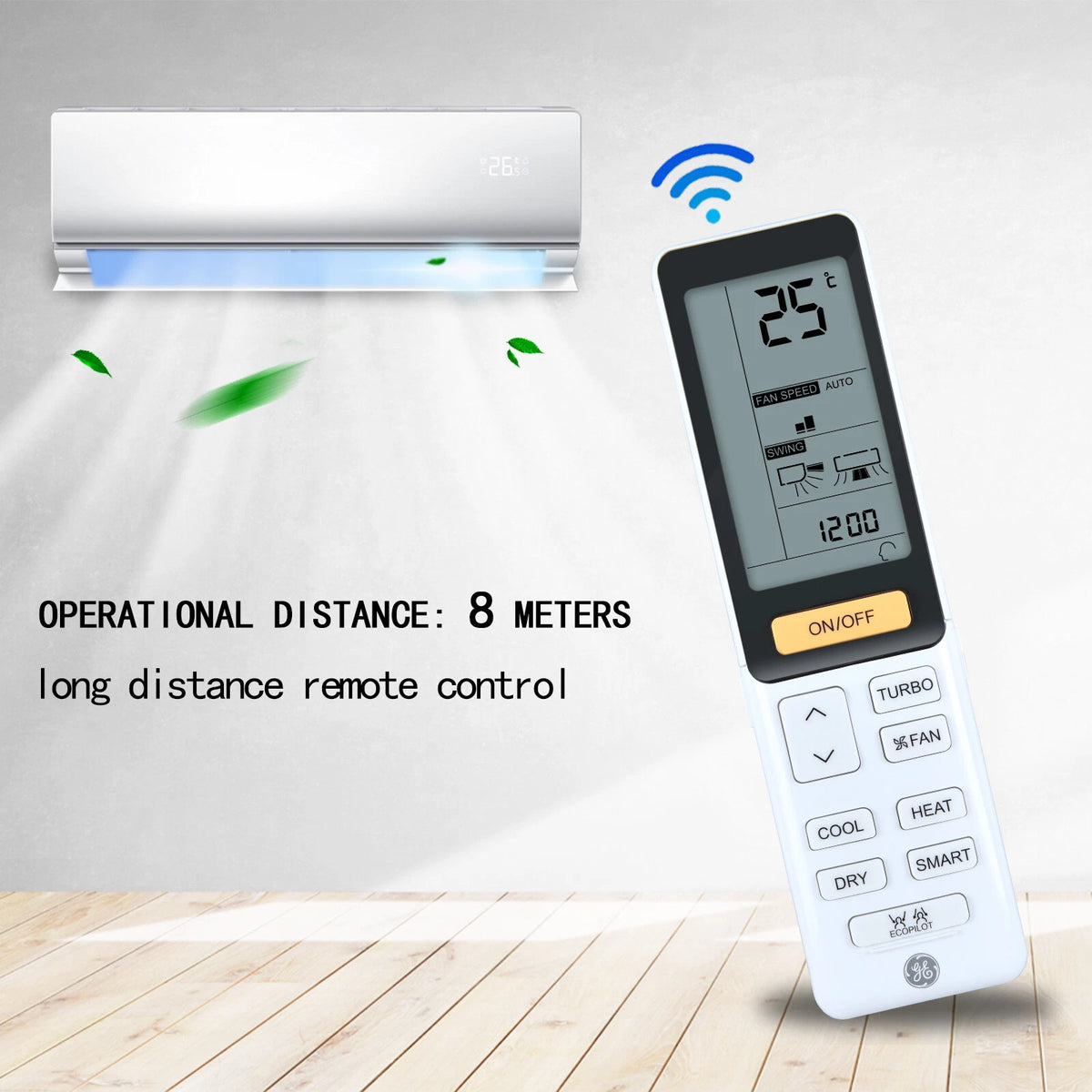 0010402886AR Remote Control For GE Haier Air Conditioner 0010402886A