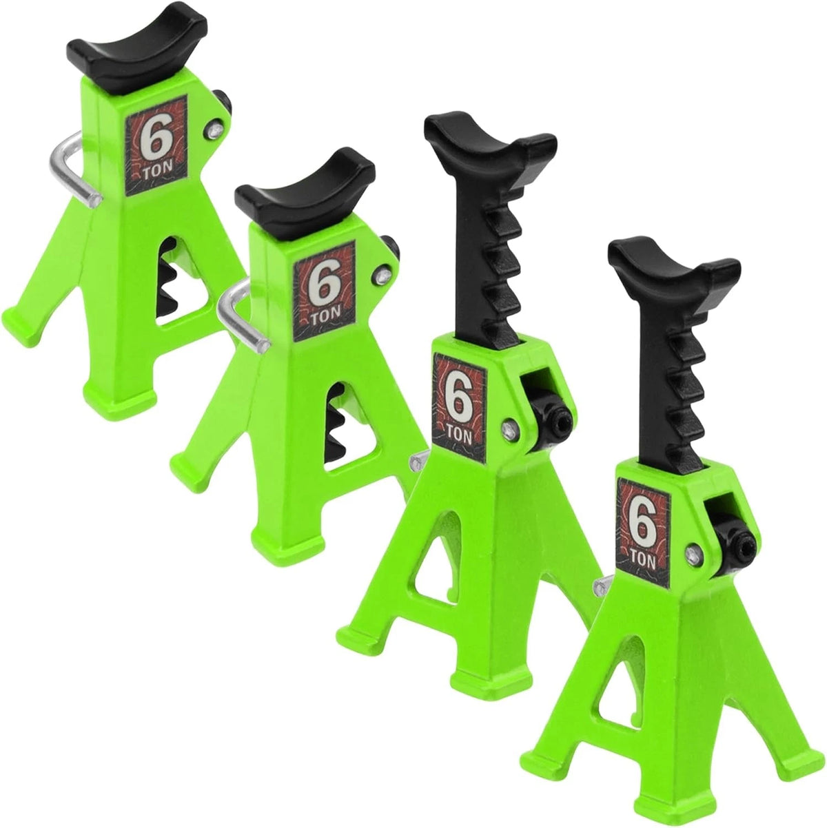 4Pcs ShareGoo 1/24 RC Scale Toy Decoration Metal Mini Jack Green