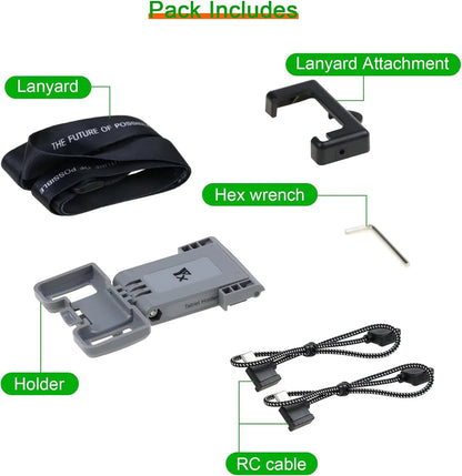 7.9-11 Inch RC-N3,N2,N1,N1C Tablet Holder Mount with RC Cable,Lanyard Grey