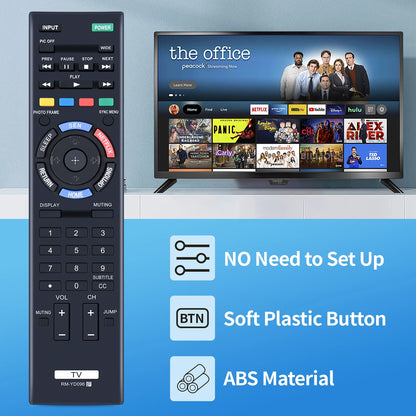 RM-YD096 Remote Control For Sony TV KDL-60R510A KDL-70R551A KDL-60R551A