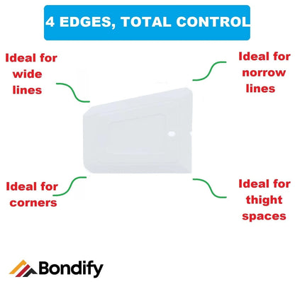 BONDIFY Waterproof White Wall & Floor Tile Grout Repair Kit 16oz/450g x 2