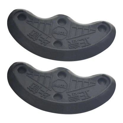 TOVOT 30pcs Heel Plates Black Taps Rubber Tips Sole 30 Piece Set,