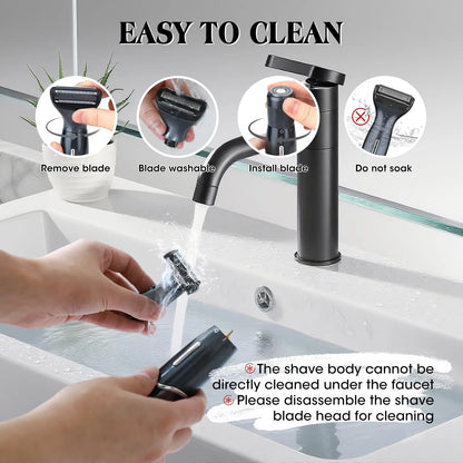 Manscape Ball Trimmer for Men,Body& Pubic Hair and Groin Black