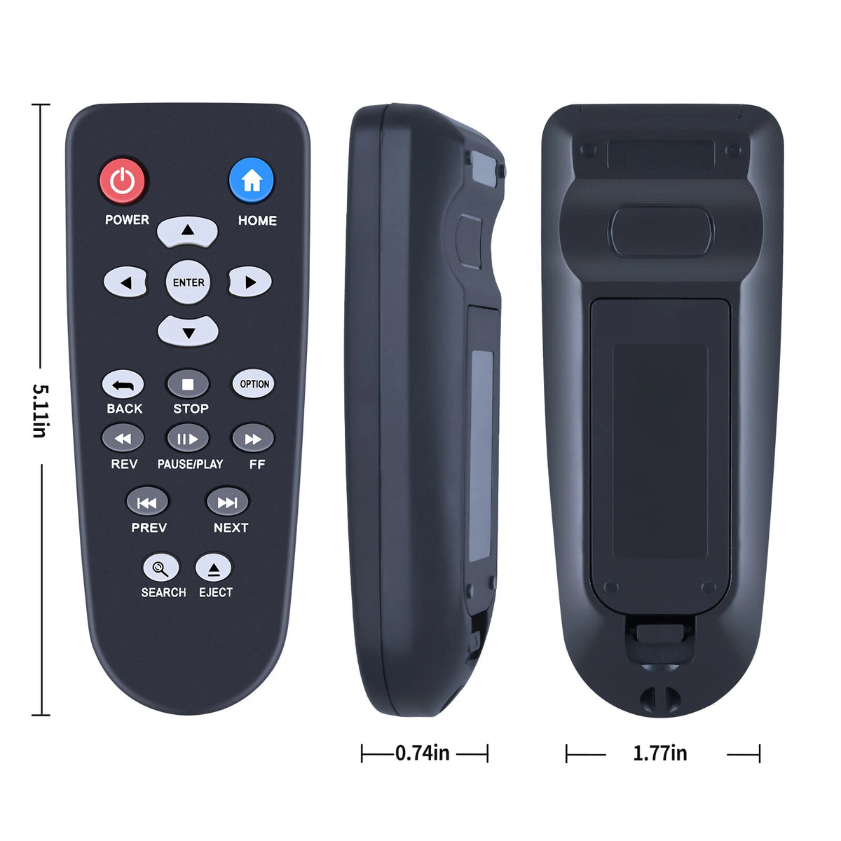Remote Control For WD Western Digital Elements TV HD Mini Live Plus Media
