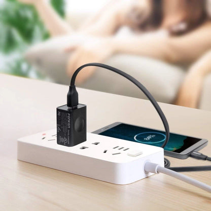 FONKEN USB Wall Charger, 3-Pack 5V 2A Power Adapter Universal Travel Black