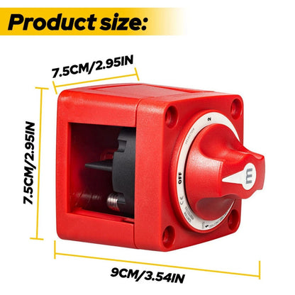 For Boat Marine Electrical Systems 300A Dual Battery Selector Switch 4 Position