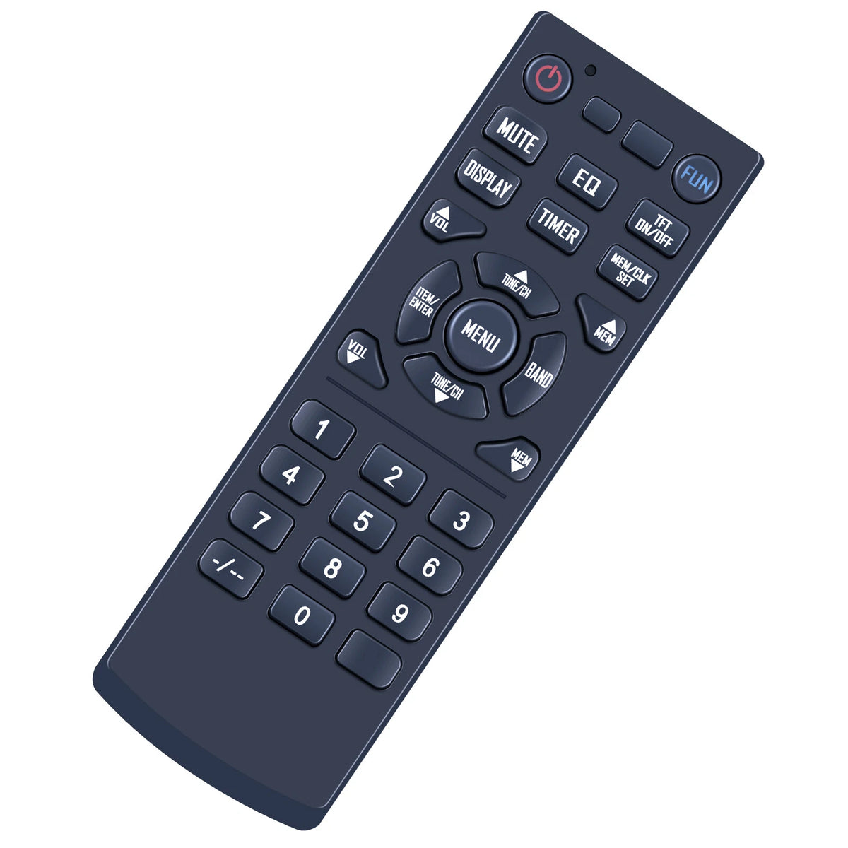 Replacement Remote Control For GPX KCL8806DT Car Audio