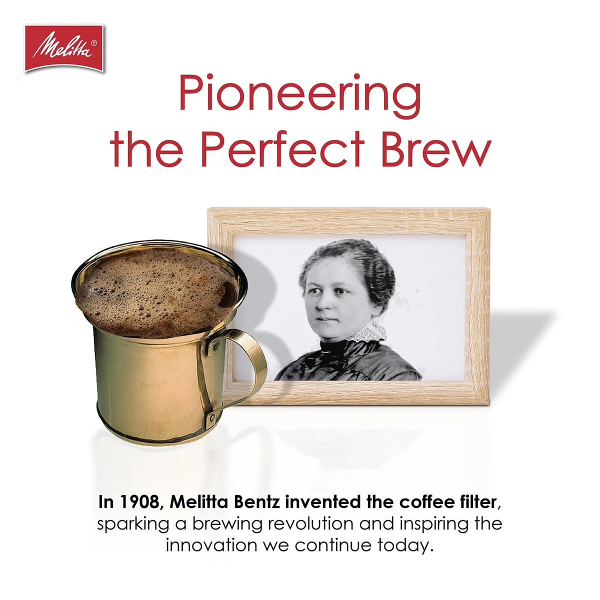 Melitta #4 Cone Coffee Filters, Natural Brown, 100 3-Pack, Brown