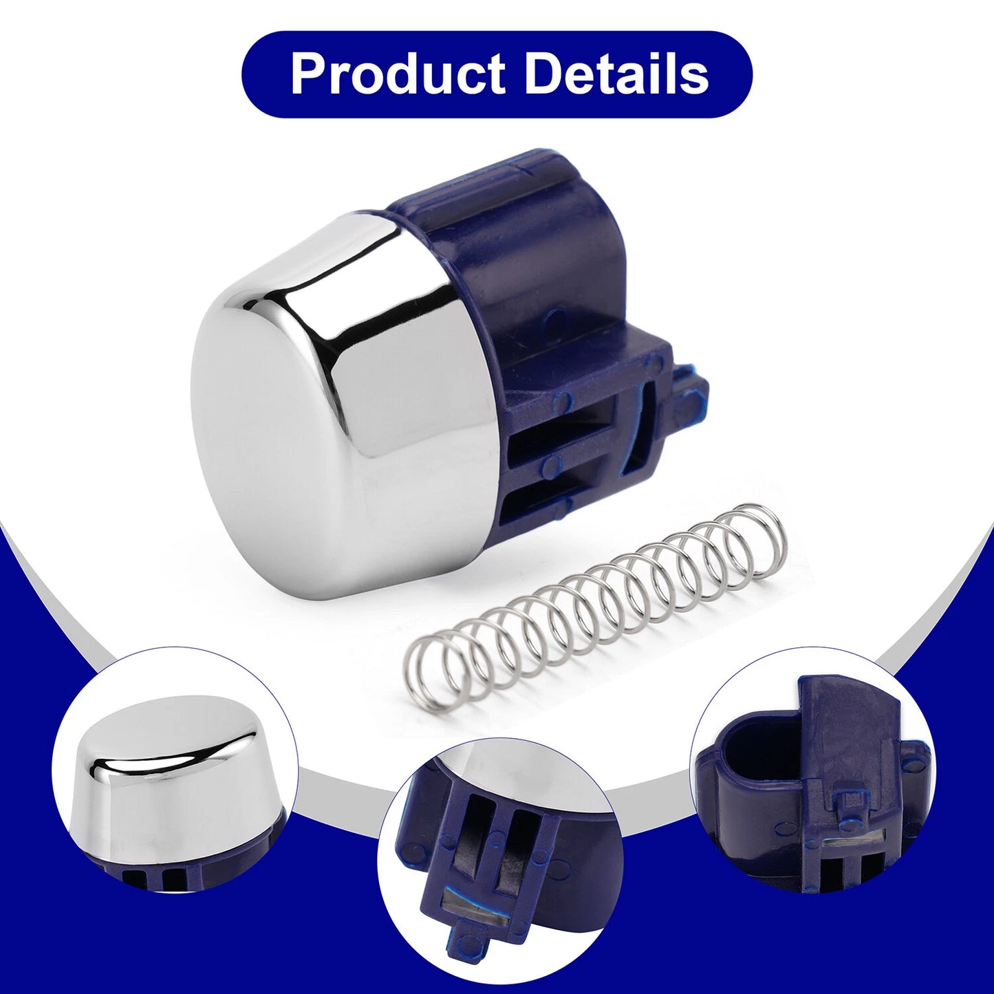 Transmission Shifter Lever Push Knob w/ Spring Kit For Honda Odyssey 54132SHJA01