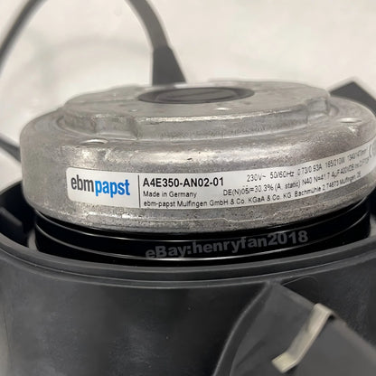 A4E350-AN02-01 ebmpapst AC230V Axial Fan Inverter & Electrical Cabinet Cooling