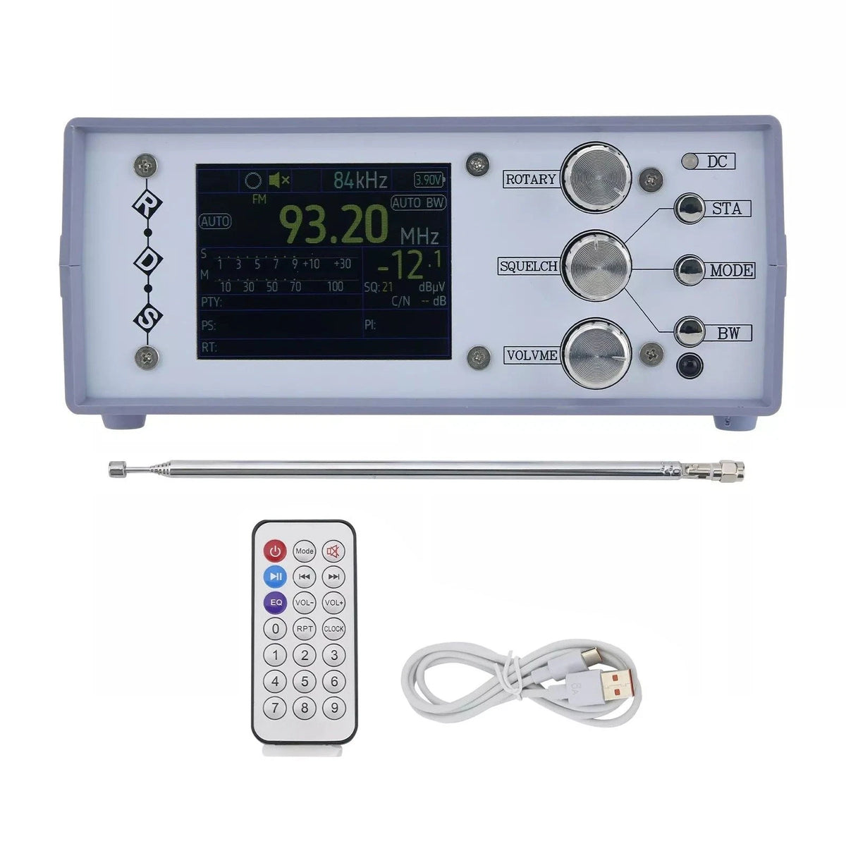 TEF6686 Home Radio DSP RDS AM FM LW MW SW Full Band Radio w/ Remote control
