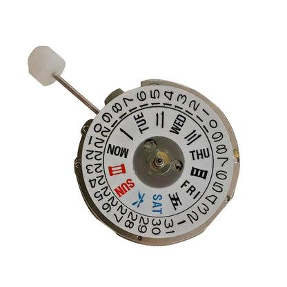Automatic Mechanical Movement Day Date Crown at 3 For NH36 27.4mm Diameter
