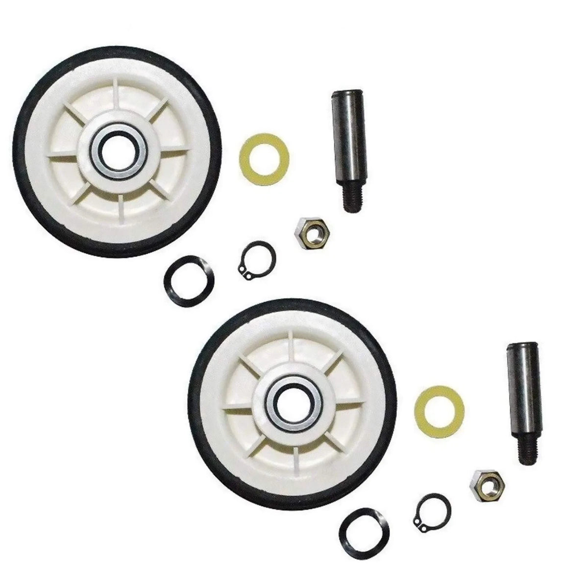 2Pcs For Maytag Dryer Roller Wheel Drum Support Kit 303373K Replacement