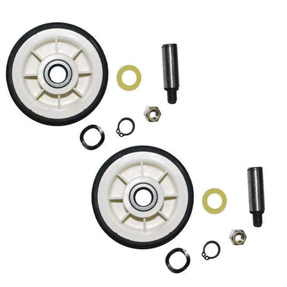 2Pcs For Maytag Dryer Roller Wheel Drum Support Kit 303373K Replacement