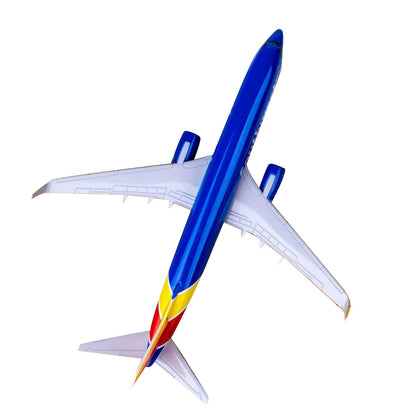 20cm 737 B737 Airline Diecast Airplane Model With Wheels Static Display