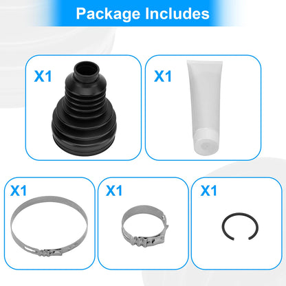For Rhino 2.0 CV Front/Rear Axle Replacement Boot Kit