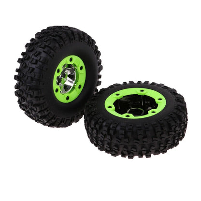 4pcs Rubber Tire Tyres with Wheel Rims for WLtoys 12428 12423 1/12 RC Buggy Car