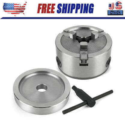 3 Piece Hubless Quick Chuck Adapter Set for 1" Arbor Brake Lathes 70040 Ammco