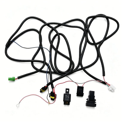 H11 Fog Light Wiring Harness Kit for Acura TL TSX RDX 12V 40A Relay LED Switch