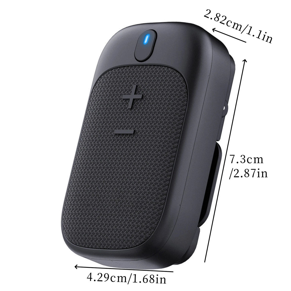 Wearable Bluetooth Speaker Clip On Shirt Bag Easy Glove Controls Clear Sound
