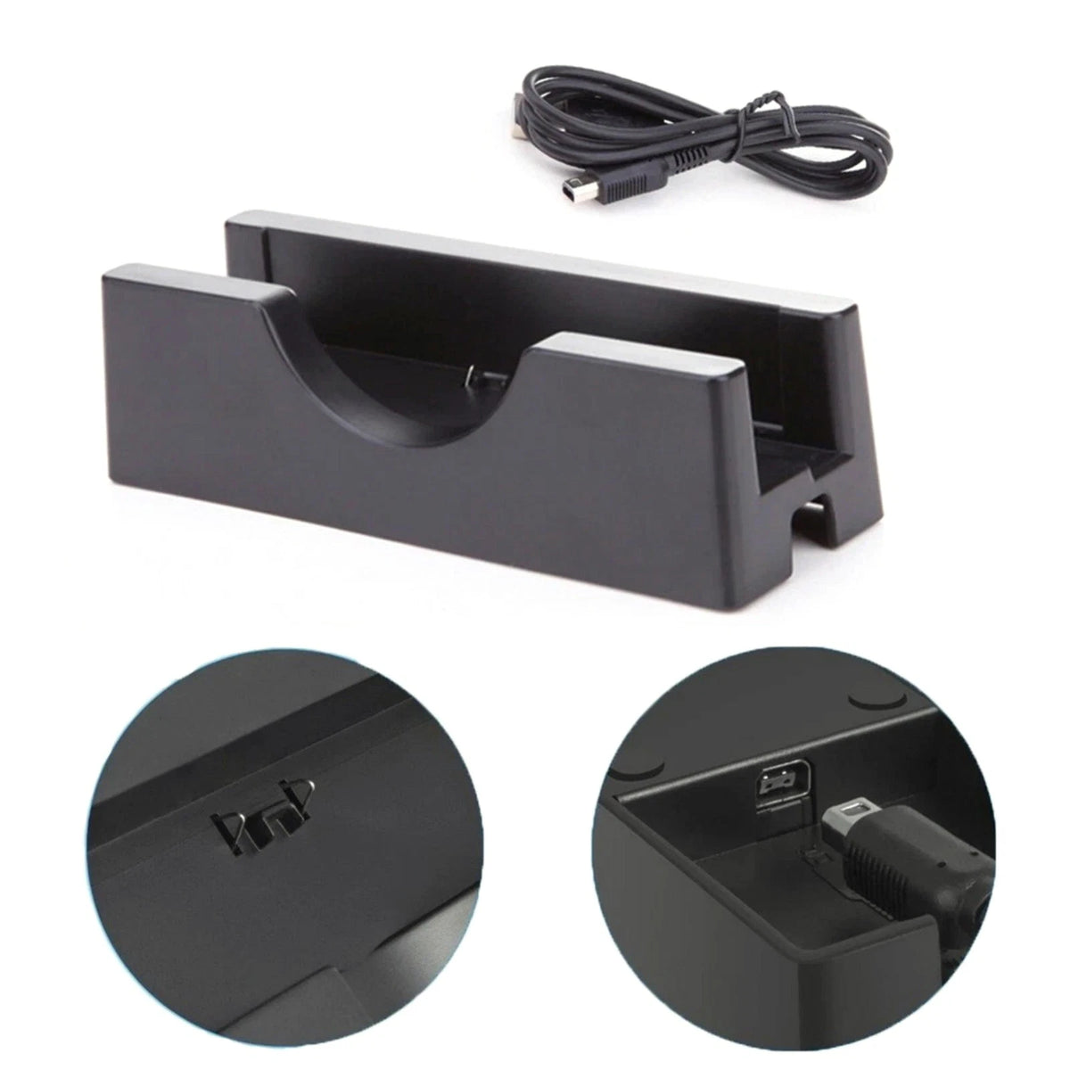 Charging Stand For  3DS XL  3DS 2DS LL With USB Cable Cradle Dock Fast
