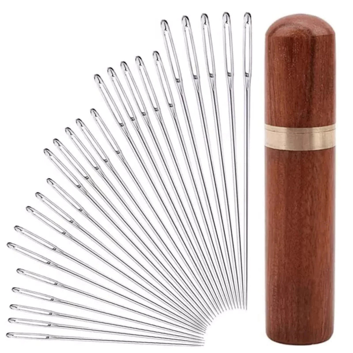 25Pcs Large Eye Needles Stitching Needle Hand Sewing Embroidery Needle