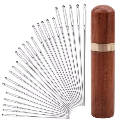 25Pcs Large Eye Needles Stitching Needle Hand Sewing Embroidery Needle