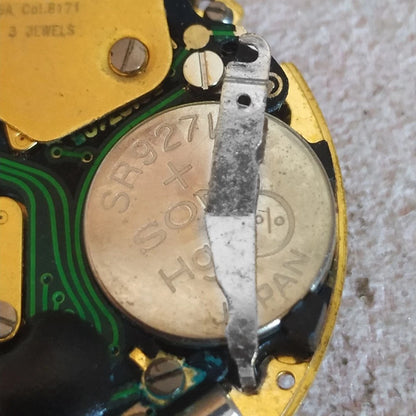 Long Positive Quartz Watch Battery Contact Clasp For ISA 8171 8172 8176