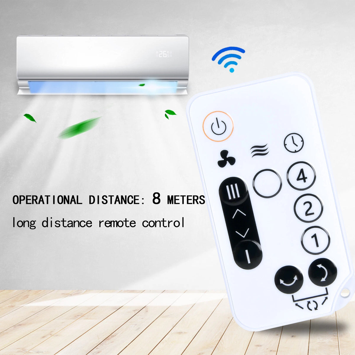 Replacement Remote Control For WooZoo Woo Zoo Fan 5-speed Globe