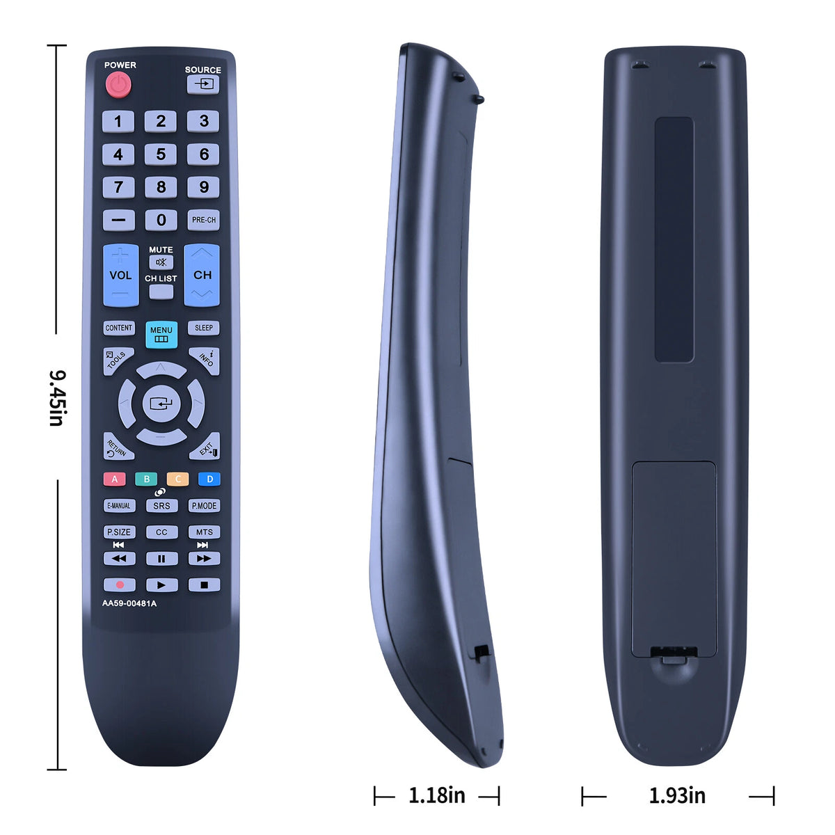 AA59-00481A Remote Control For Samsung TV LN26D450G1D LN32D430G3D LN37D550K1F