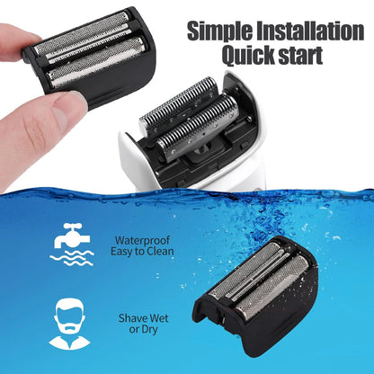 Replacement Head and Cutter Assembly 1 Count (Pack of 2), Black-2 Pack