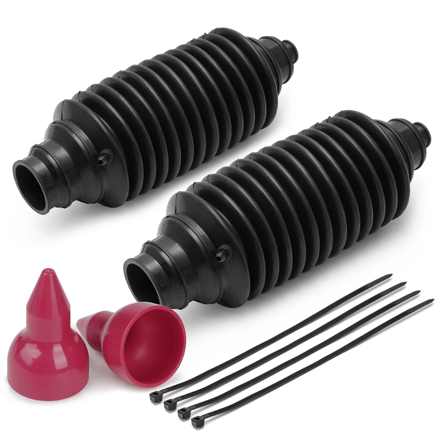 2PCS High-Quality Steering Rack Boot - Fits 90% Vehicles (Durable Rubber Design)