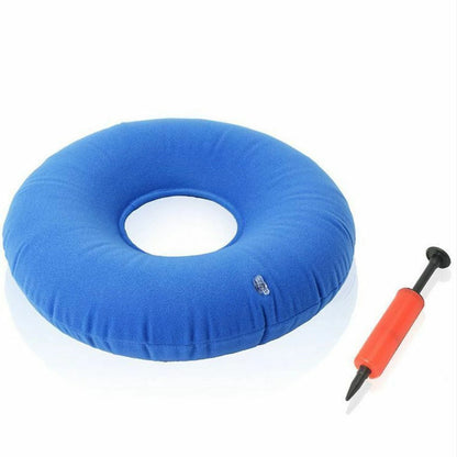 Inflatable Vinyl Ring Round Seat Cushion Medical Hemorrhoid Pillow Donut F