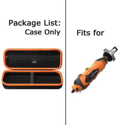 Tourmate Hard Storage Case for Sharp 12.2 x 4.7 x 3.3 inches, Black & Orange