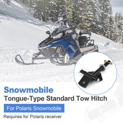 Tow Hitch Tongue-Type for Polaris Snowmobile – Repl. 2876677 2874447 1013969-067