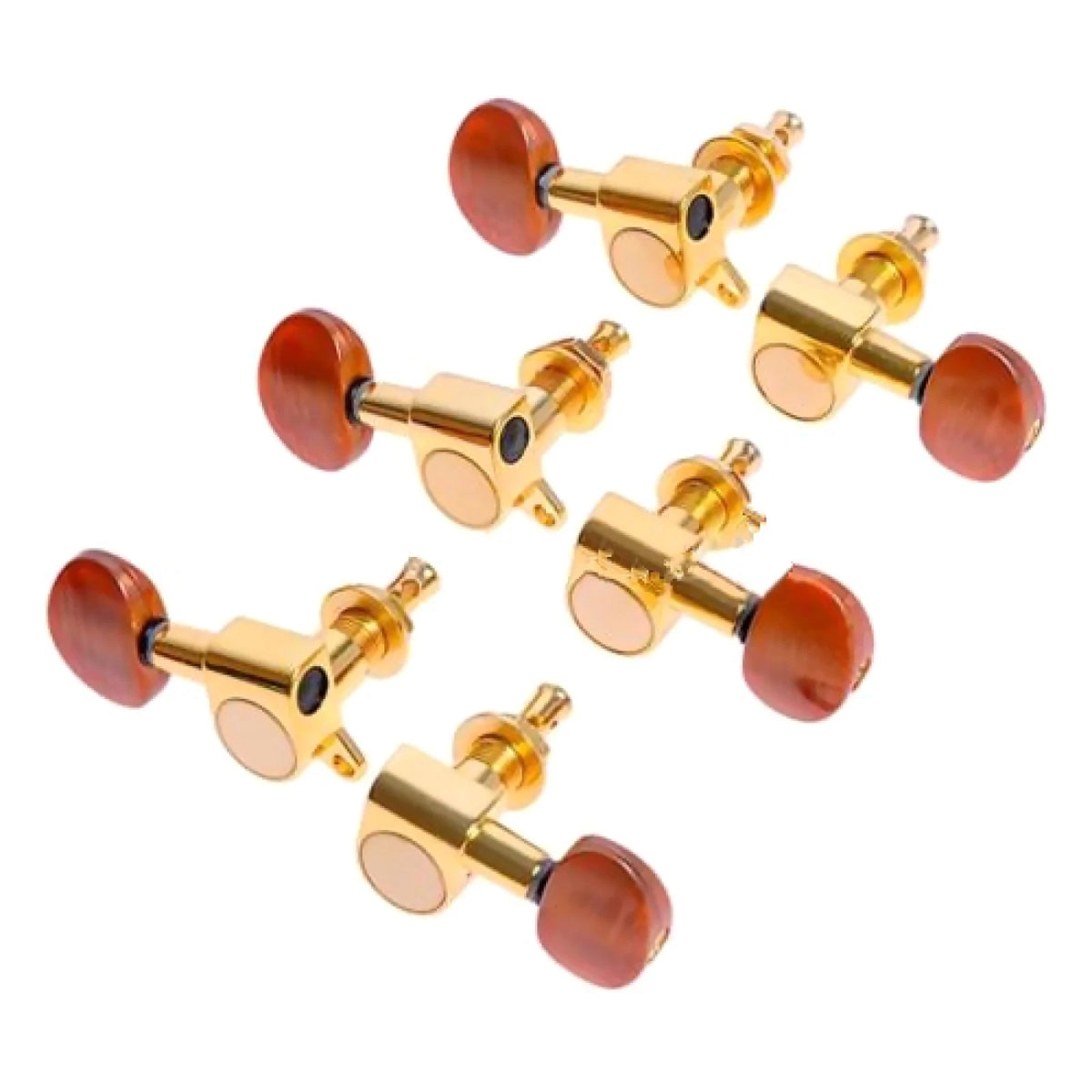 3L3R Acoustic Guitar String Enclosed Tuning Pegs Tuners Keys Machine Heads Gold