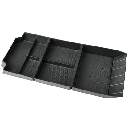 Floor Console Organizer for Tesla Cybertruck 2024+, TPE Storage Tray Box Caddy