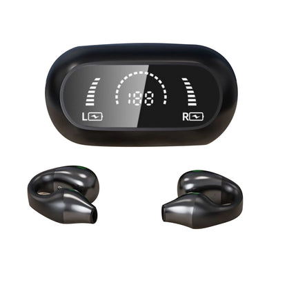 LED Bone Conduction Earbuds Wireless Bluetooth 5.2 Headphone HiFi Stereo Headset