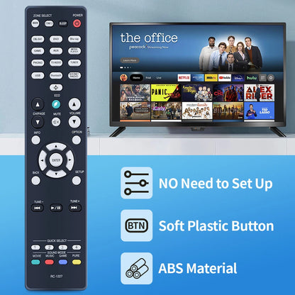 RC-1227 Remote Control For Denon AV Receiver AVR-X1400H AVR-X1600H AVR-S730H